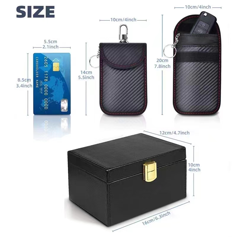 Faraday Box RFID Signal Blocking Car Key Box